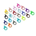 thumbnail image 2 of 100 piezas de cierre de langosta de colores, cierres de pinza de langosta ligeros de 25mm para mochilas DIY, llaveros, pulseras, collares, 2 of 10