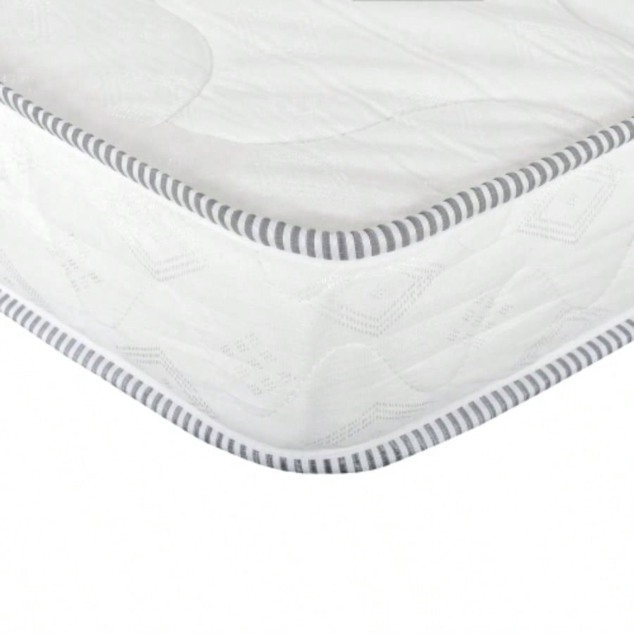 Full Size 6 Inch Reversible Firm Foam Bed Mattress, White, Mattress in a Box for Home Bedroom Use