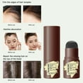 thumbnail image 3 of Hairline Powder Stick, Hair Shadow and Root up Powder, Hair Shading Sponge Pen Filler Powder for Covering Gray Hair and Thin Hair Roots, Mocha Brown Mushroom Head Natural Hairline Makeup Organizers, 3 of 8