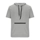 thumbnail image 5 of pstuiky camisetas de hombre, Blusa con capucha de manga corta y bolsillos de color liso para hombre ropa de hombre xxl, 5 of 7