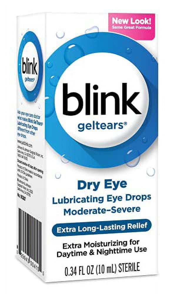 blink Gel Tears Lubricating Eye Drops 10 mL (Pack of 5)