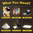 thumbnail image 3 of A-SUB DTF Powder and Film Kit -A3 11.7"x16.5" DTF Film 30 Sheets + 2.2lb White A-SUB DTF Powder for Sublimation, 3 of 16