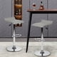 thumbnail image 1 of Set de 2 Sillas de Bar HOMEMAKE FURNITURE Color Gris Altura Ajustable Giratorio Moderno, 1 of 6