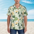 thumbnail image 4 of Balery Hawaiian Style Print Men's Hawaiian Shirts Short Sleeve Beach Shirt Relaxed Fit Vacation Button Down Shirts-X-Large, 4 of 9