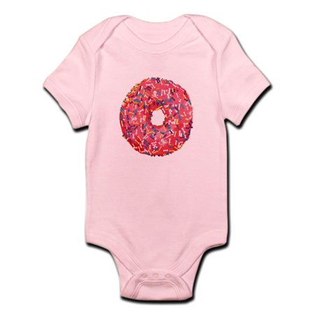 

CafePress - Skull &Bone Sprinkle Donut Infant Bodysuit - Baby Light Bodysuit