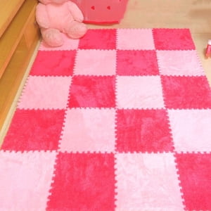 BEADCEST 4Pcs Anti Slip Yoga Mat EVA Square Mats For Exercise Room