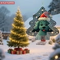 thumbnail image 4 of Metal Hanging Christmas Tree Wind Decorations - Festive Garden Spinners with Playful Dog Design Perfect for Holiday Cheer, 4 of 7