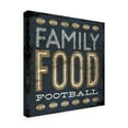 thumbnail image 2 of Trademark Fine Art 'Football I Blue' Canvas Art by Michael Mullan, 2 of 3