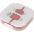 thumbnail image 1 of Avenue - Cable USB para cargar el móvil Colour Pop 4 en 1 (Rojo), 1 of 2