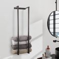 thumbnail image 2 of SUTENGDA Towel Rack for Rolled Towels  Towel Rack for Bathroom Wall Mounted Metal Bathroom Organizer  Bath Towel Holder Wall for Modern Small Space Bathroom Towel Storage  Silver, 2 of 8