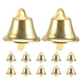 thumbnail image 3 of Gymnture christmas 12pcs Decorative Bells Craft Bells Small Bells Ornaments Christmas Tree Bell Pendants DIY Craft Bells, 3 of 11