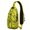 Cute Banana Pri, variant on Watermelon Summer Fruit Pattern Sling Backpack, Cute Tropical Watermelon Lovers Print Crossbody Daypack, Aesthetic Sunshine Beach Design, Lightweight Adjustable Strap, Fresh Geometric Refresh Style