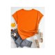 thumbnail image 2 of Playera Blusa De Capybara Comiendo Un Huevo Estrellado Capibara Ropa Para Mujer Divertida Color Anaranjado Talla Grande Marca Emil SaEs, 2 of 4