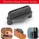 thumbnail image 5 of WOADERWORKING Scriber Center Encontrar calibre de marcado Posicionamiento de la línea central Scribe Herramientas de mano Accesorios para el hogar Gris sin pluma seitruly TO007878-02, 5 of 7