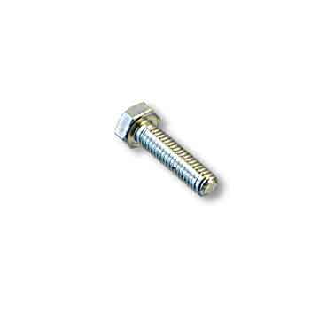 Bolt, Hex Head, 5/16-18 X 2-1/2", Full Thread, Zinc Plated