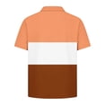 thumbnail image 6 of akafmk Boys School Uniform Shirts Short Sleeve Collared Shirt Colorblock Breathable Athletic Shirt Casual Summer Tops, 5-15Y, 6 of 7