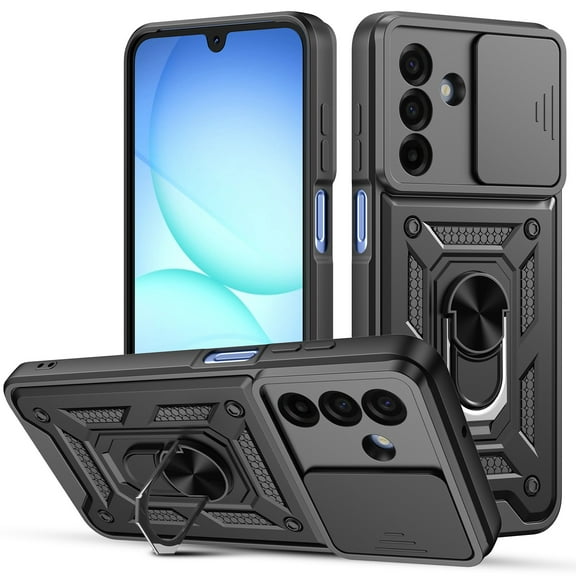 Elegant Choise for Samsung Galaxy A17 5G Magnetic Shockproof Heavy Duty Case Cover Anti-Scratch