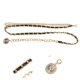 thumbnail image 4 of Ofertas Únicas 1 Pc Cadena de Cintura de Moda Cordón Ajustable para Mujeres Tono Negro y Dorado, 4 of 6