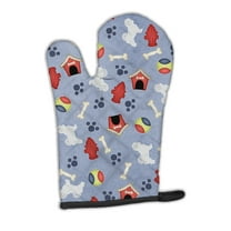 Carolines Treasures BB3936OVMT Maltese Dog House Collection Oven Mitt Large multicolor