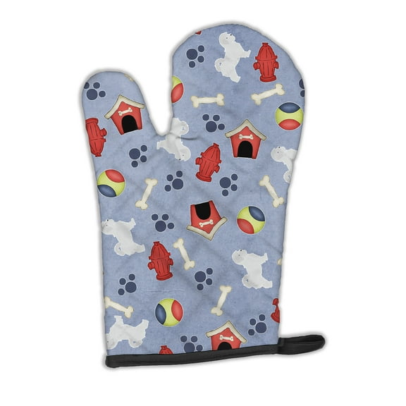 Carolines Treasures BB3936OVMT Maltese Dog House Collection Oven Mitt Large multicolor
