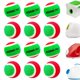 thumbnail image 1 of Pelotas de tenis para perros NICERINC PET de 3,8 cm, paquete de 12 para perros pequeños, 1 of 6