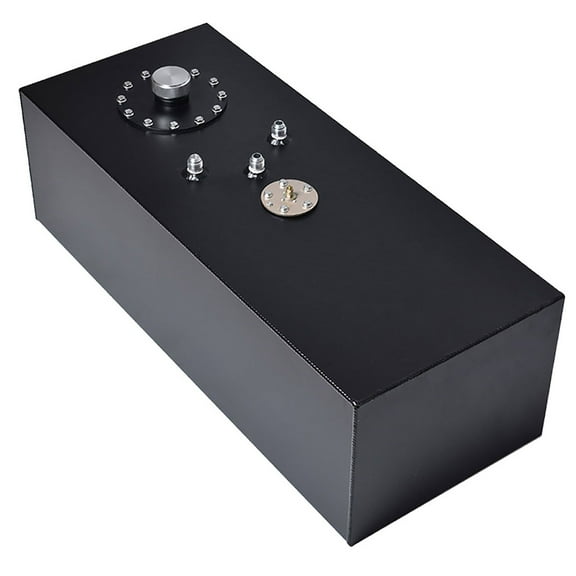 15 Gallon Top Feed Aluminum Racing Drift Fuel Cell Gas Tank with Cap & Level Sender (60L)
