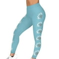 thumbnail image 2 of Ailaofu U.S. Football Yoga Pants Workout Leggings for Women Mid Waist Gym Tights with Printed, 2 of 7