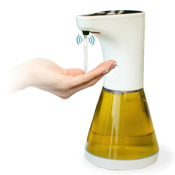 Automatic Soap Dispenser Touchless Hand Soap Dispenser for Kitchen Sink - 17oz Automatic Liquid Dish Soap Dispenser for Bathroom - dispensador de jabon liquido para cocina