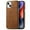 Brown, variant on for iPhone 14 Case, Soft TPU and PU Leather Cover Case, Business Anti-Vibration Anti-Slip Ultralight Luxury Vintage Phone Case Cover for iPhone 14 for Men Women, Black