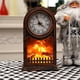 thumbnail image 1 of Linterna para Chimenea y USB con Pilas, Linterna para Chimenea de Mesa Lámpara para Chimenea Interior/Exterior, Reloj de Mesa-27 cm oso de fresa Electrónica, 1 of 5