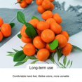 thumbnail image 4 of Artificial orange, miniature orange, faux orange for home, kitchen, and festival decoration, 4 of 5