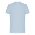thumbnail image 3 of BinBiL Men's Graphic T Shirt Crewneck Short Sleeve Loose Casual Tee Tops Sky Blue S(S), 3 of 4