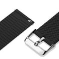 thumbnail image 2 of Silicone Replacement Watch Band - Quick Release Soft Rubber Strap - Waterproof, Textured Tire Pattern (24mm, Blue), 2 of 4