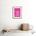 thumbnail image 2 of Distance Love Romance Typography Pink Framed Wall Art Print, 2 of 5