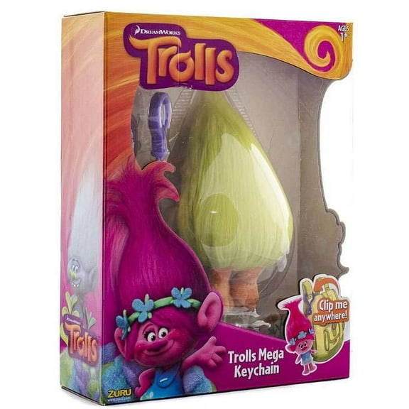 Trolls- Large Plush Clip Fuzzbert