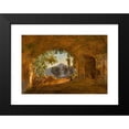thumbnail image 2 of Louise-Joséphine Sarazin de Belmont 24x18 Black Modern Framed Museum Art Print Titled - A Grotto with Castel Gandolfo Beyond (1826), 2 of 5