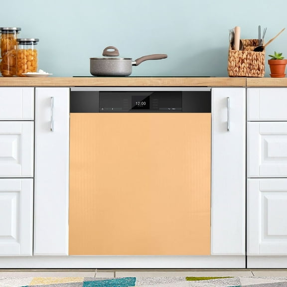 Dishwasher Magnet Cover Magnetic Fridge Door Cover Home Kitchen Decor Summer Tan 23"x 26"