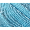 thumbnail image 3 of Blue Embossed Throw Blanket 50X60 100% Polyester, 3 of 5