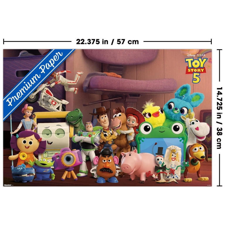 Disney Toy Story 5 (2026) - Group Key Art Wall Poster, 14.725