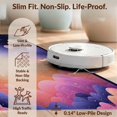 thumbnail image 6 of Design&I 8'x10' Washable Area Rug Extra Large Skid-Resistant Low Profile System Planet Chart With Galaxy Nebula And Learning Star Motifs for Living Room, Family, 6 of 7