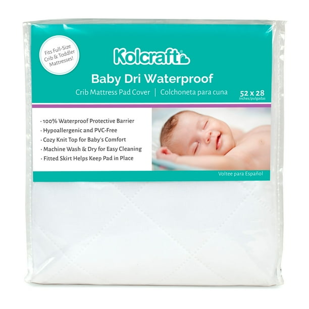 Kolcraft Baby Dri Waterproof Infant and Toddler Crib ...