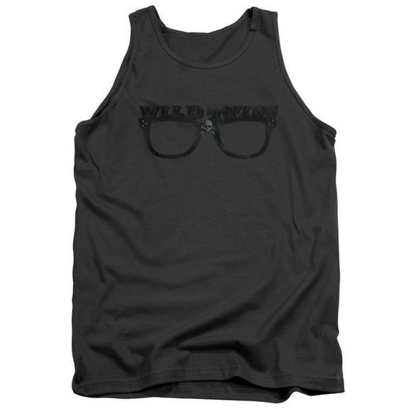 Major League Wild Thing Adult Tank Top Charcoal