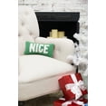 thumbnail image 5 of C&F Hooked Throw Pillow, Naughty & Nice (C44461027), 5 of 6