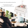 thumbnail image 2 of Romantic Piano Dancing Ballerina Music Box Clockwork Musical Boxes (White), 2 of 11
