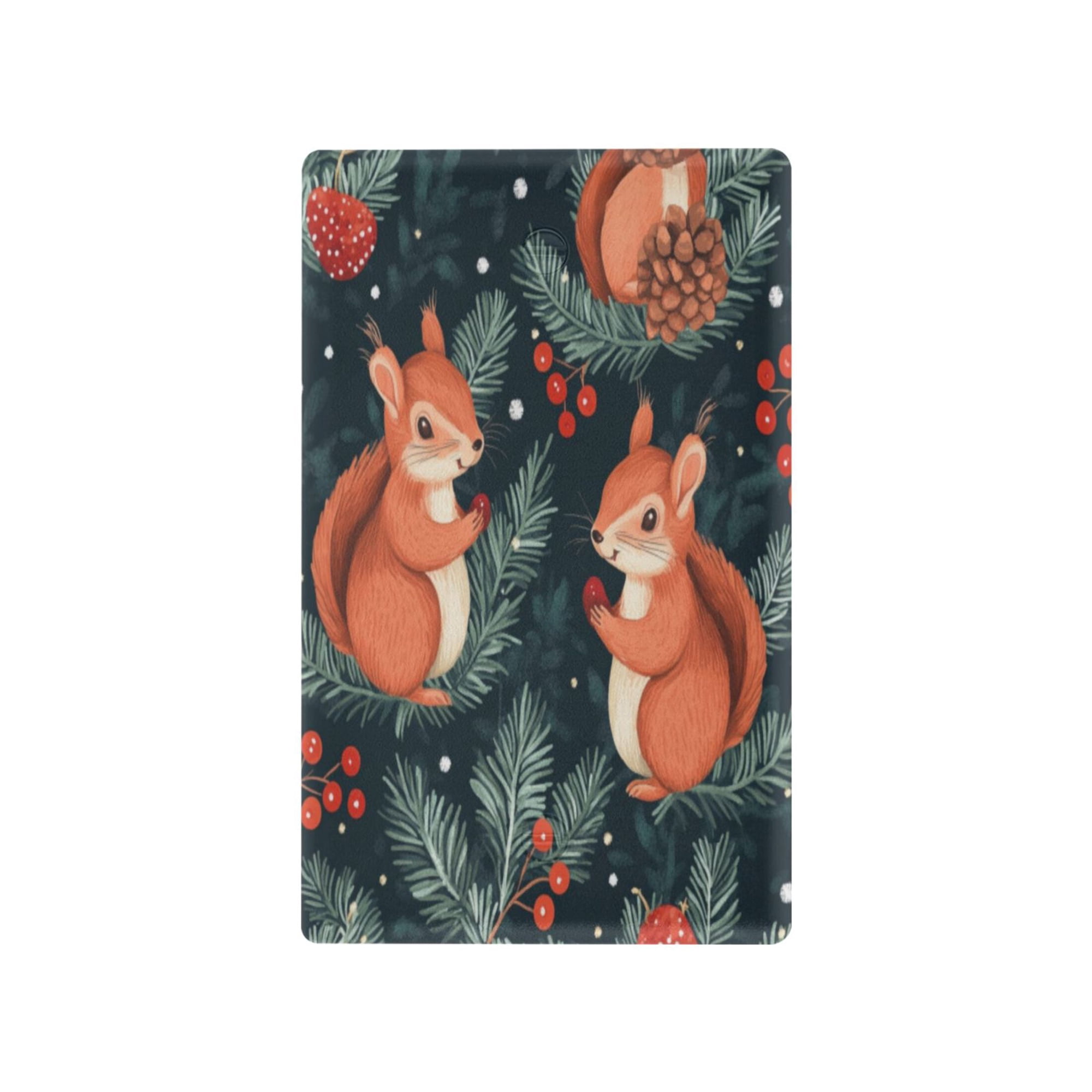 Switch Panel Switch Decoration 2.76x4.53x0.28 Inches Unused Outlet Cover Switch Plate Wall Plates Living Room Kitchen Bedroom Study Switches Christmas Pretty Squirrel