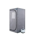 thumbnail image 3 of Portable Grey Mini Plus style Steam Sauna tent–Personal Home Spa, with Steam Generator, 3 of 4
