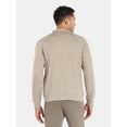 thumbnail image 3 of Athletic Works Men's and Big Men's ButterCore Soft Quarter-Zip Pullover Shirt, Sizes S-3XL, 3 of 5