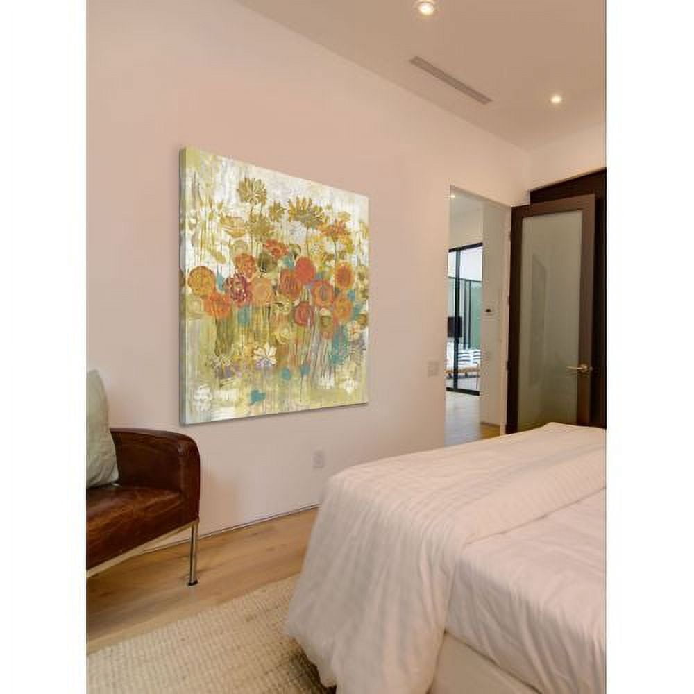 "Floral Frenzy" Painting Print on Canvas