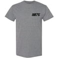 thumbnail image 2 of Men's Checkered Flag Heather Gray NASCAR 75th Anniversary Heritage T-Shirt, 2 of 3