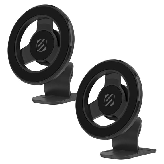 Scosche MagicMount Magnetic Car Phone Holder MagSafe Compatible Adhesive Dash Mount 2 pk SMSDM-XC